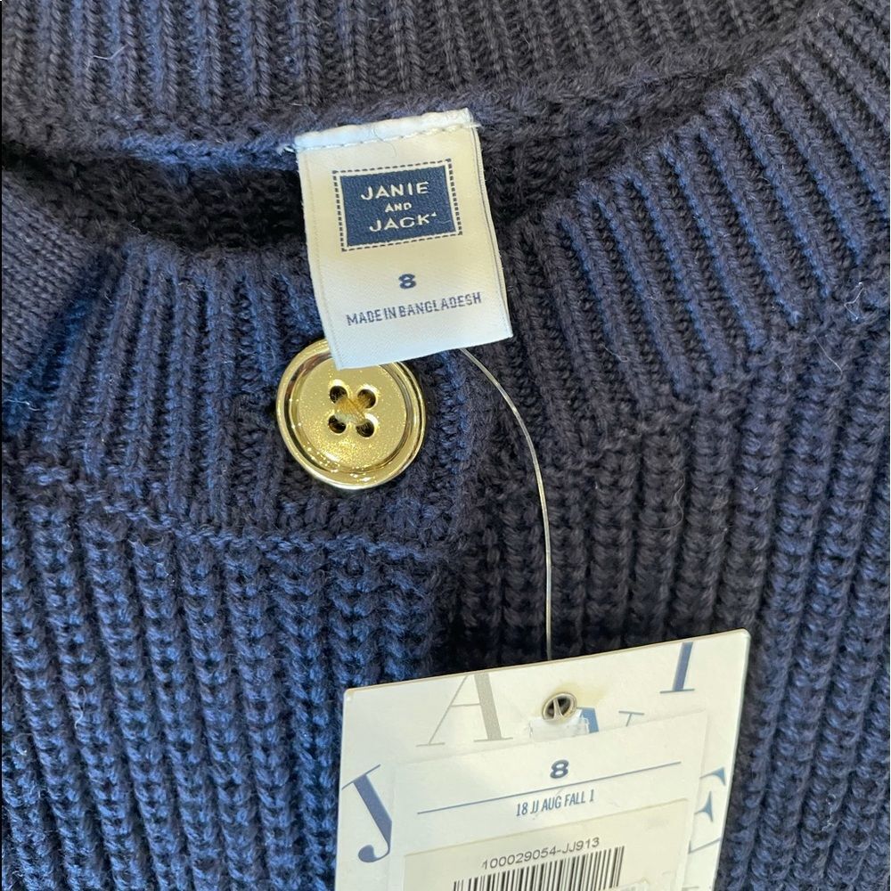 Girls button sweater  - Picture 3 of 4